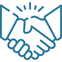 Icone poignée de mains